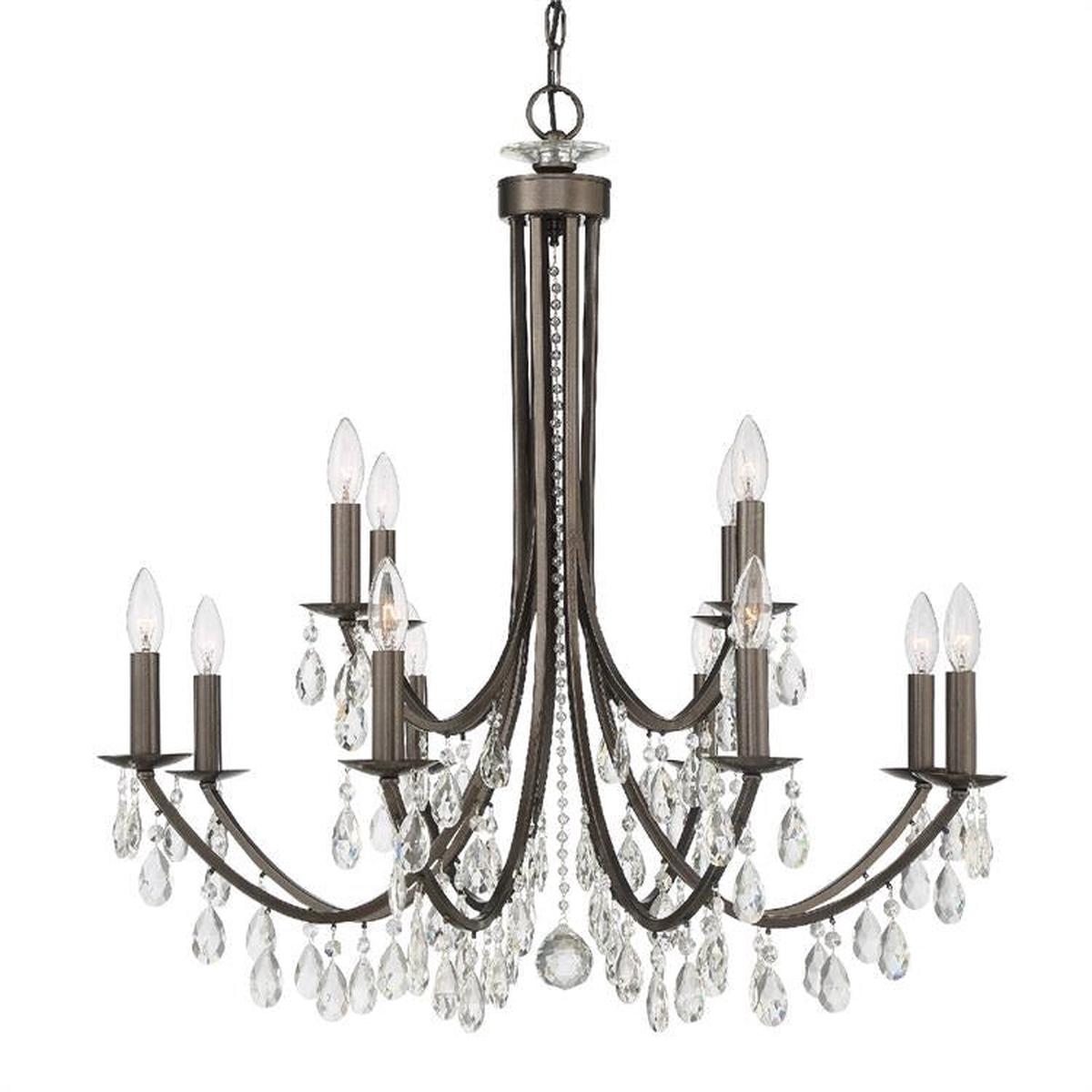 Bridgehampton Twelve-Light Two-Tier Chandelier