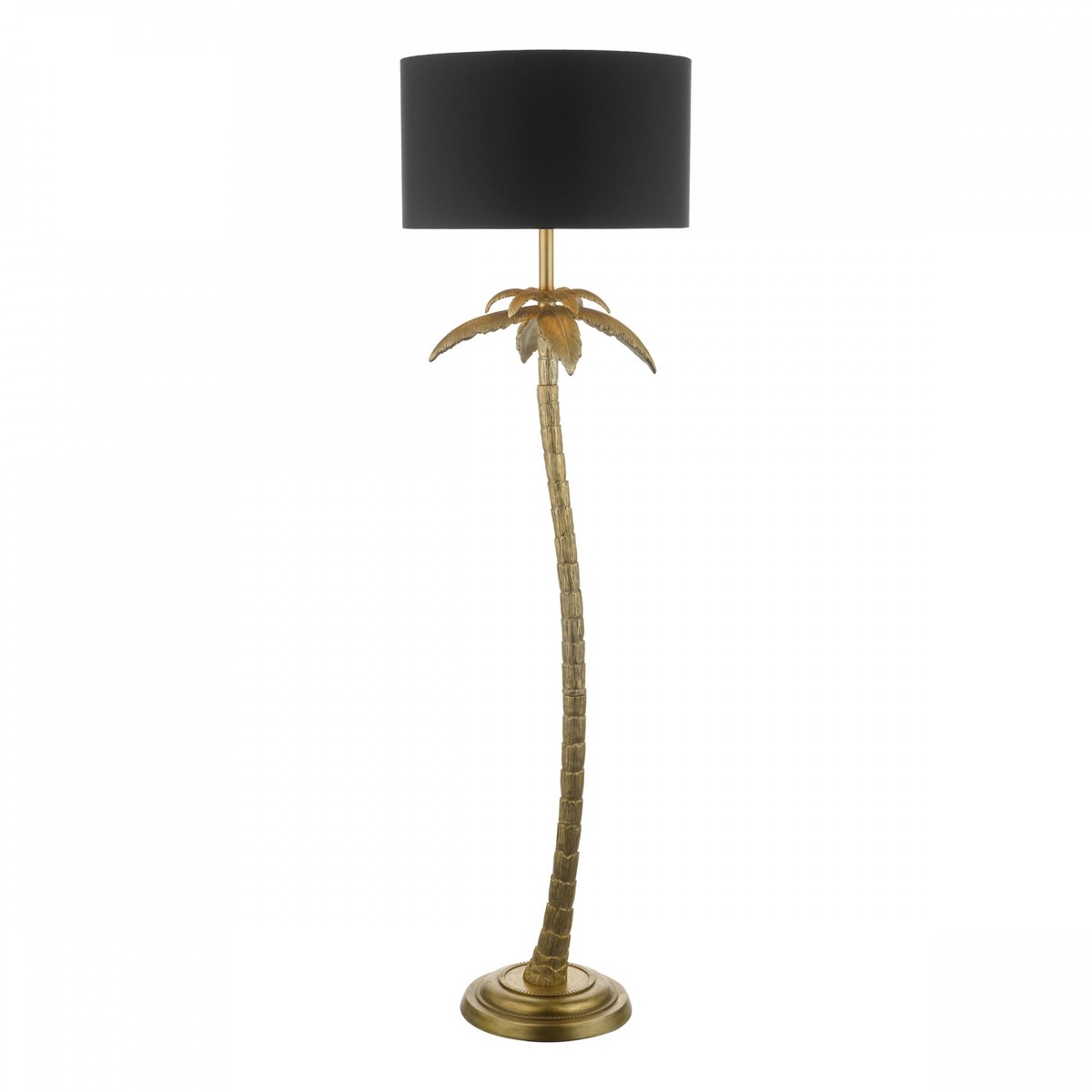Coco Black & Gold Floor Lamp With Shade