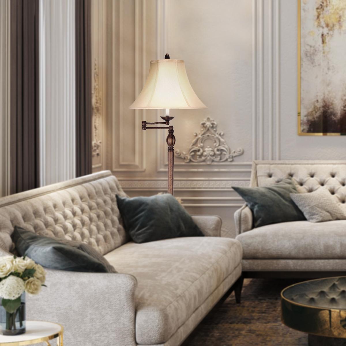 150W 3 WAY SWING ARM FLOOR LAMP - Default Title