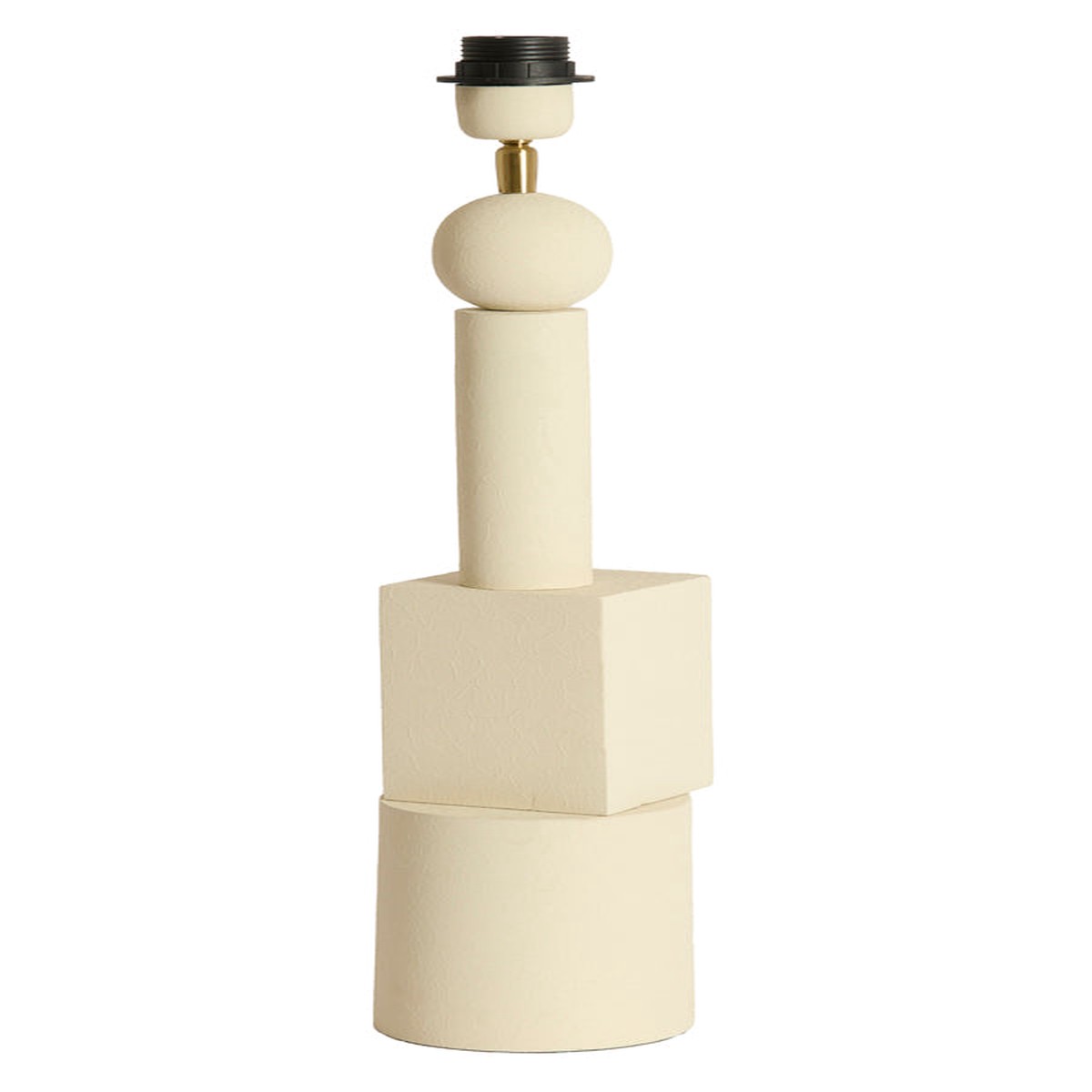 Lamp base 13x50 cm VIVIANE matt cream