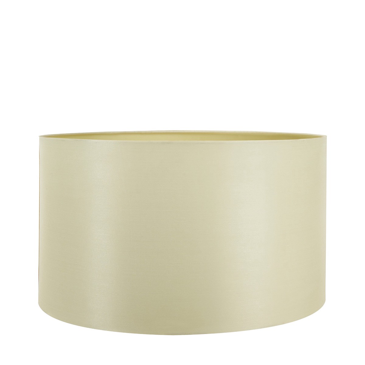 Zara 40cm Almond Silk Cylinder Drum Shade