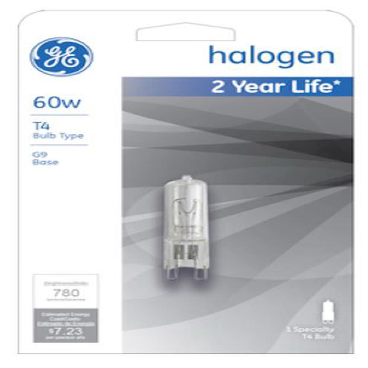 GE Lighting 16756 60-Watt 120V Linear Quartz Halogen G9 T4 Light Bulb 8211 Quantity of 5